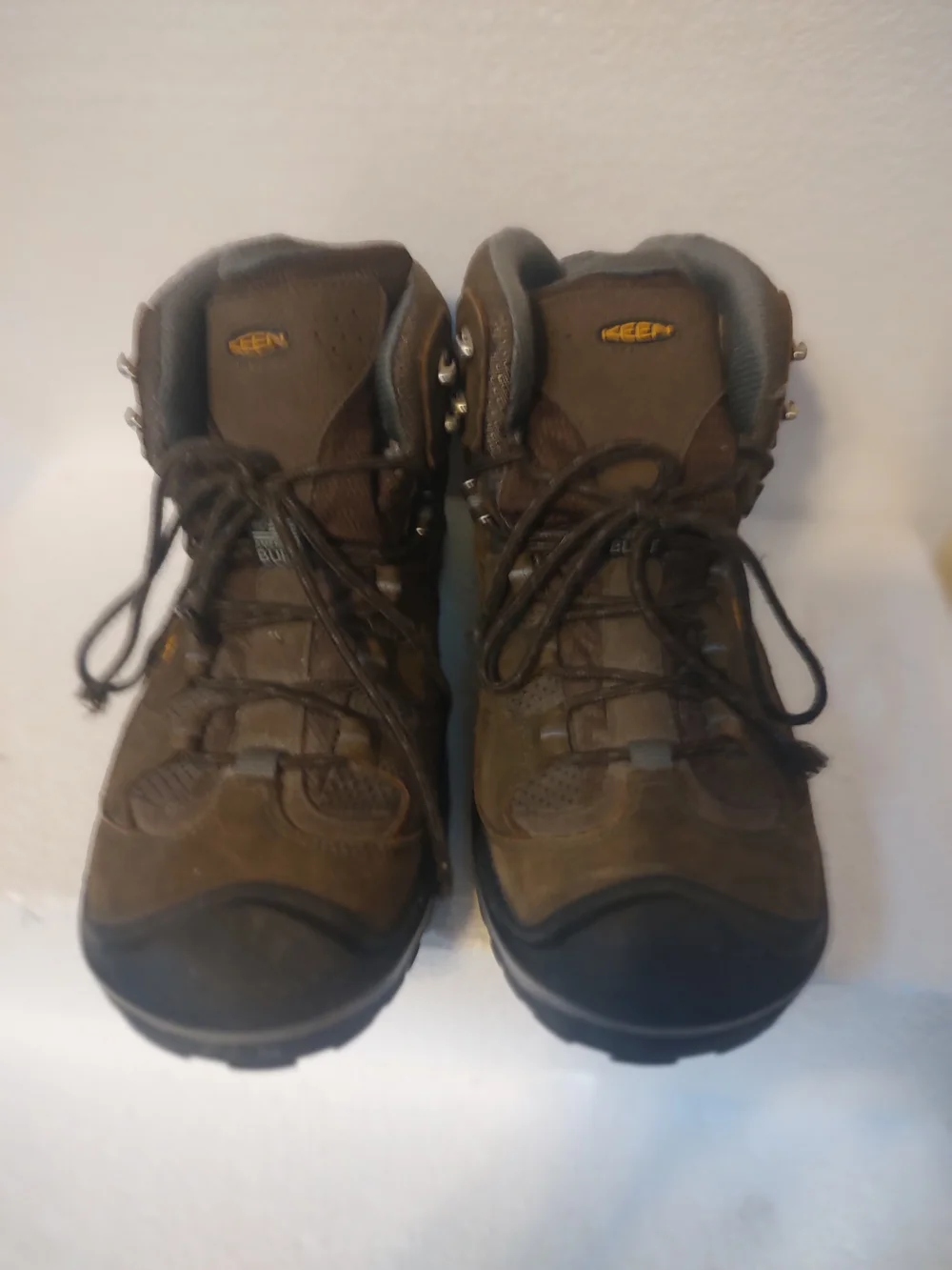Keen Men's Brown Leather Hiking Boots Waterproof Size 13